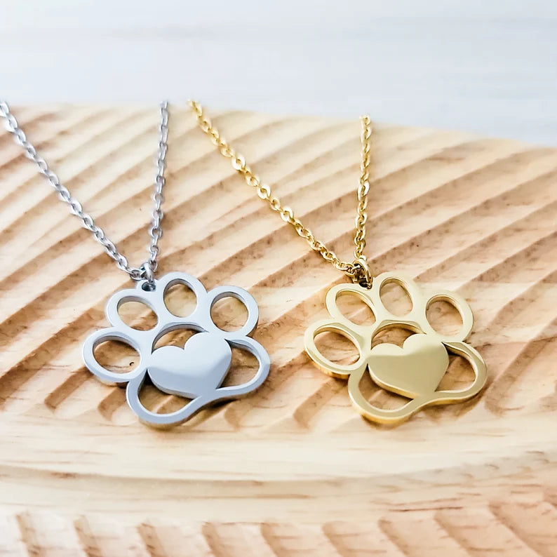 Paw Print Necklace