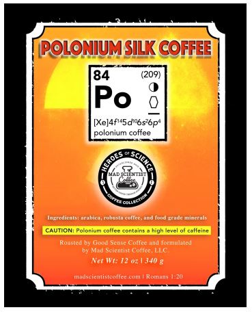 Mad Scientist Polonium Silk Coffee (Higher Caffeine)