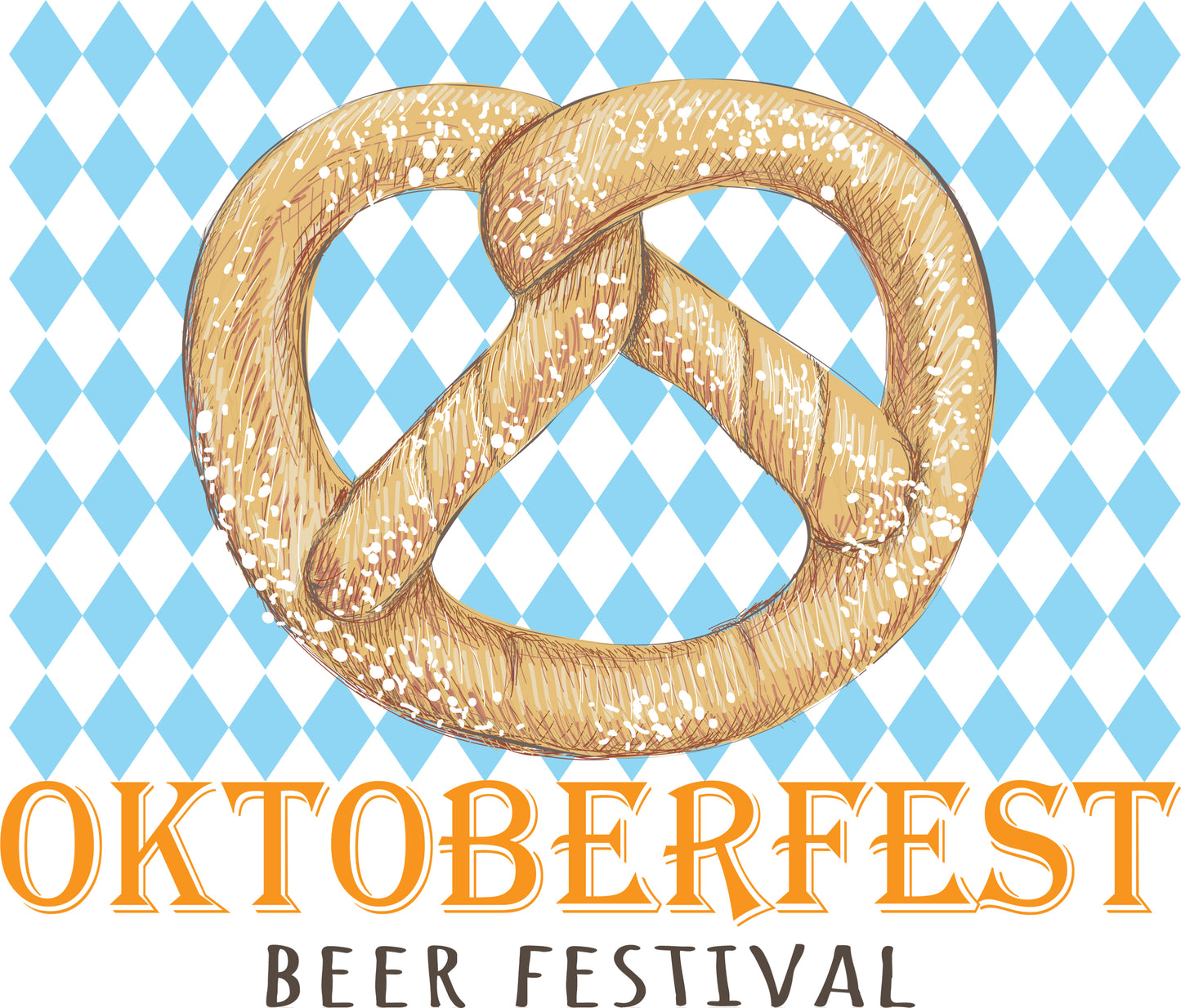 Octoberfest Pretzel Decal