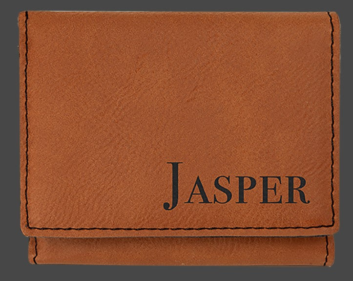 Leatherette Trifold Wallet