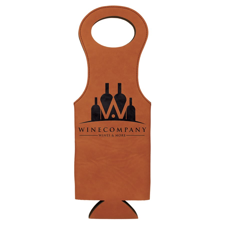 Leatherette Wine Bag