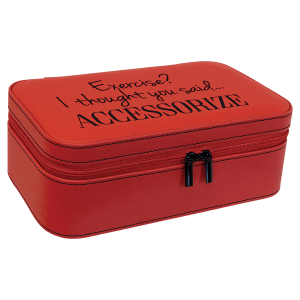 Leatherette Large Travel Jewelry Box