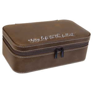 Leatherette Large Travel Jewelry Box