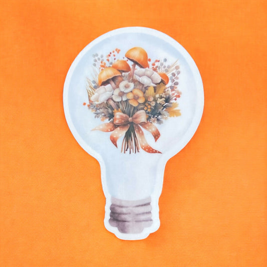 Lightbulb Cottage Core Sticker