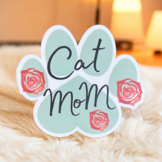 Cat Mom Sticker